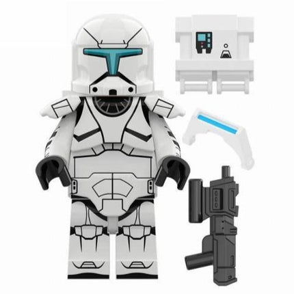 White Squad Clone Commando custom Star Wars Minifigure