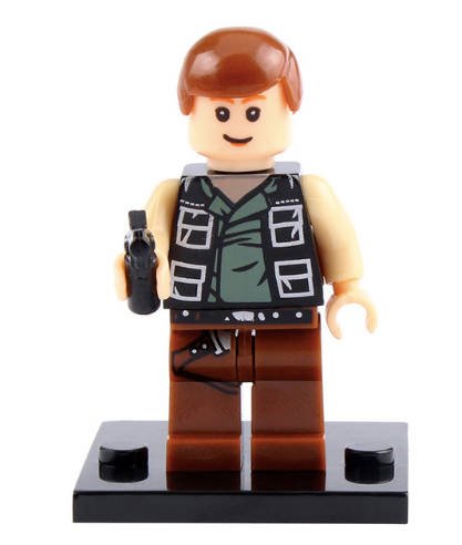 Young Han Solo custom Star Wars Minifigure - Minifigure Bricks