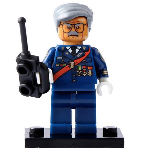 Commissioner Gordon Ceremonial from Batman DC Comics Superhero Minifigure - Minifigure Bricks