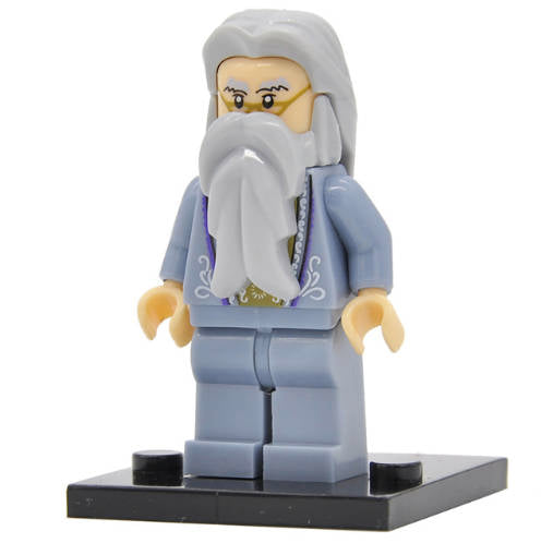 Professor Albus Dumbledore custom Wizard Harry Potter Series Mini figure - Minifigure Bricks