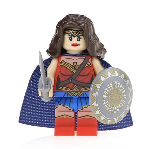 Wonder Woman Warrior Battle DC Comics Superhero Minifigure - Minifigure Bricks