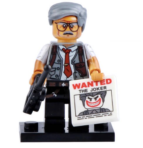Commissioner Gordon from Batman Movie DC Comics Superhero Minifigure - Minifigure Bricks