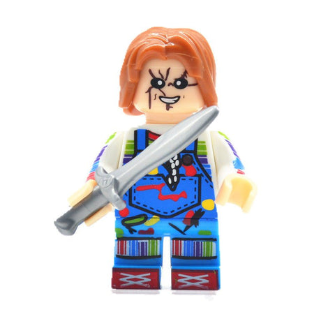 Chucky Doll Horror Minifigure - Minifigure Bricks