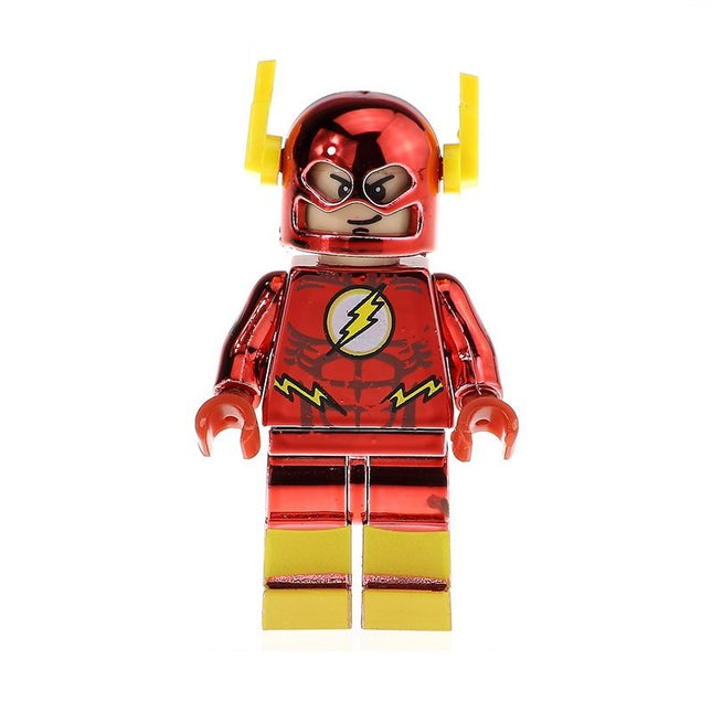 Flash Chrome custom DC Comics Superhero Minifigure - Minifigure Bricks