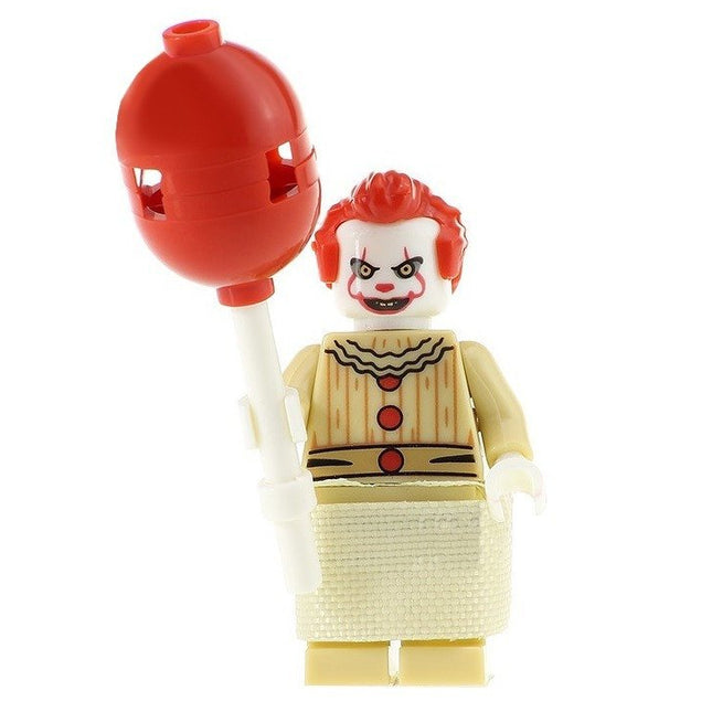 Pennywise Clown from IT Horror Movie Minifigure - Minifigure Bricks