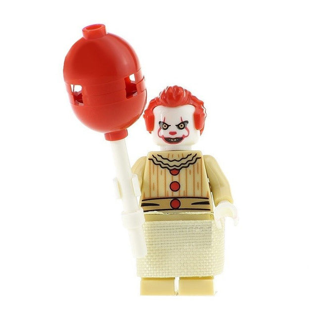 Pennywise Clown from IT Horror Movie Minifigure - Minifigure Bricks