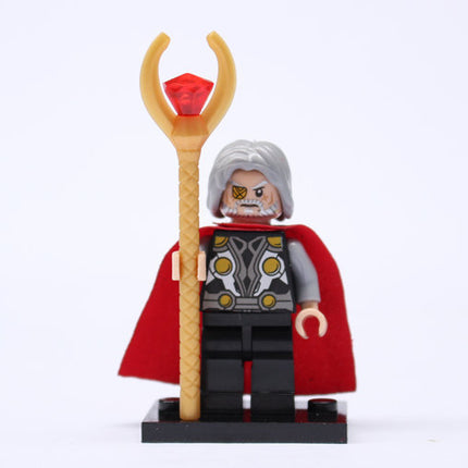 Odin Classic Custom Marvel Superhero Minifigure Avengers King of Asgard - Minifigure Bricks