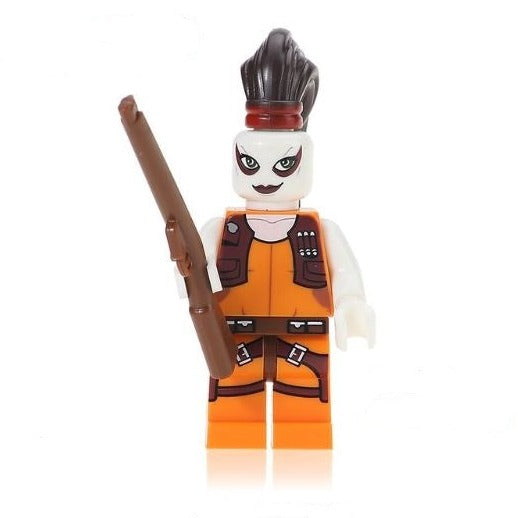 Aurra Sing custom Star Wars Minifigure - Minifigure Bricks