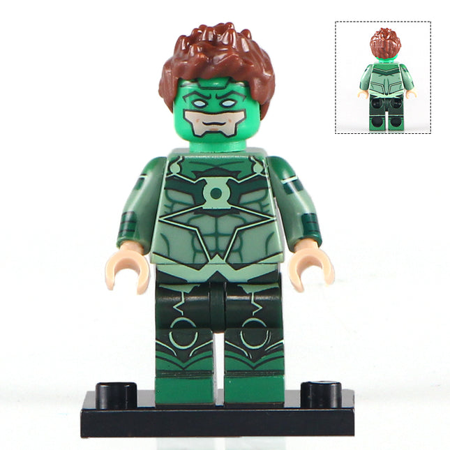 Green Lantern DC Comics Superhero Minifigure v3 - Minifigure Bricks