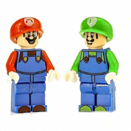 Mario and Luigi Minifigure - Minifigure Bricks