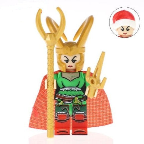 Lady Loki Christmas Special Superhero Minifigure