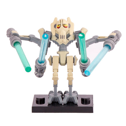 General Grievous Clone Wars custom Star Wars Minifigure with Lightsabers - Minifigure Bricks