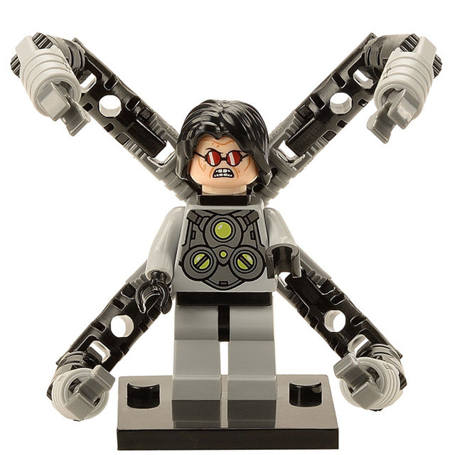 Dr. Otto Octavius from Spider-Man Custom Marvel Villain Minifigure - Minifigure Bricks