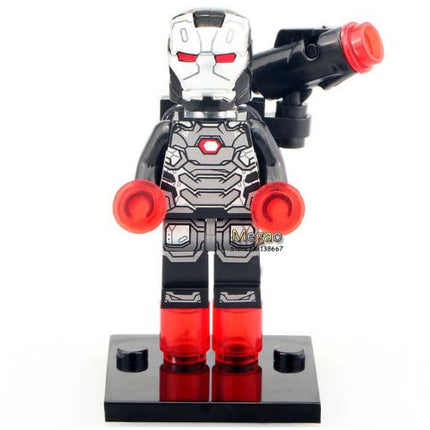 Iron Man War Machine Custom Marvel Superhero Minifigure - Minifigure Bricks